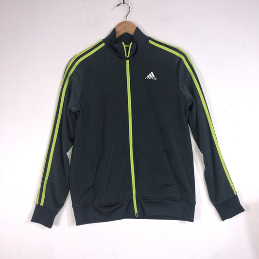 Adidas Jacket Womens Large 14/16 Color Gray