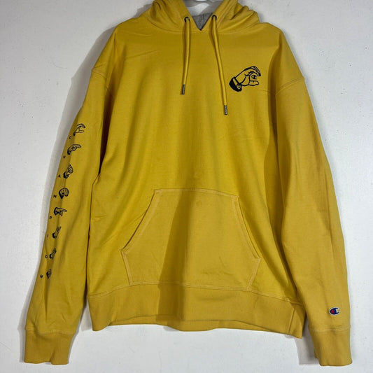 Champion Hoodie Men's Large Multicolor Long Sleeve Sweatshirt