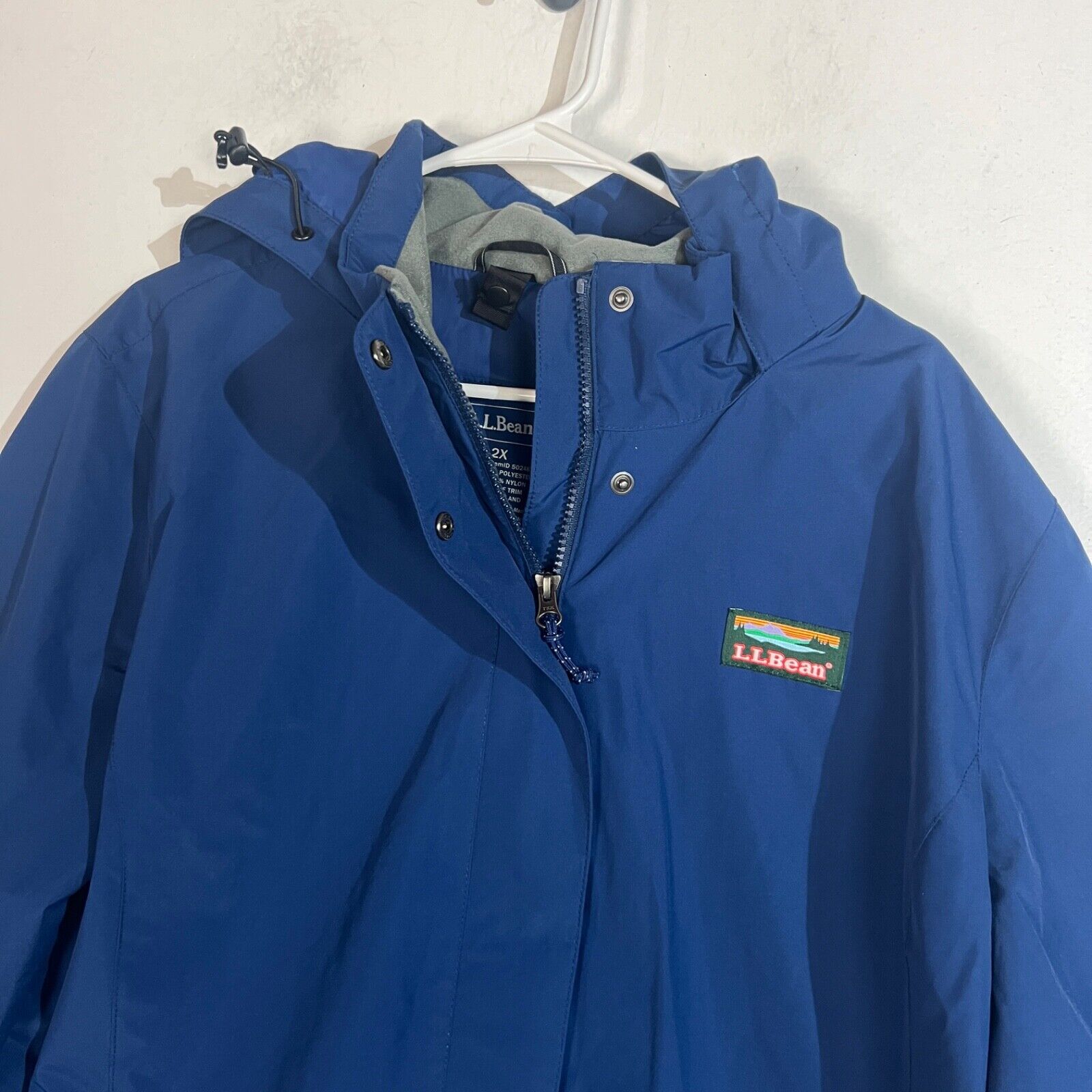L.L. Bean Jacket Women's Size 2XL Color Blue Full Zip