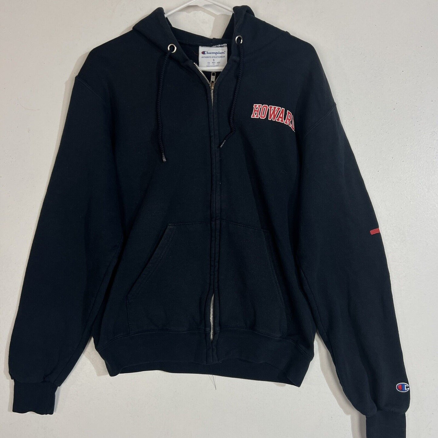 Champion Howard University Hoodie Men’s Small Multicolor Long Sleeve Full Zip