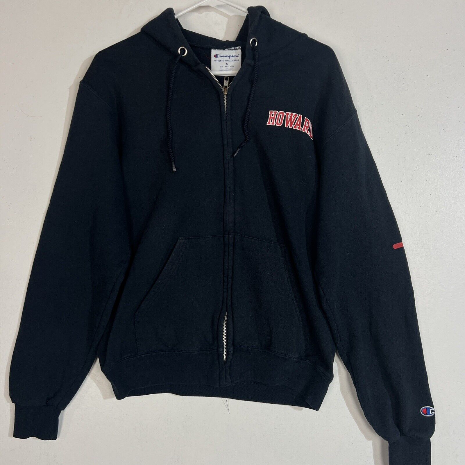 Champion Howard University Hoodie Men’s Small Multicolor Long Sleeve Full Zip