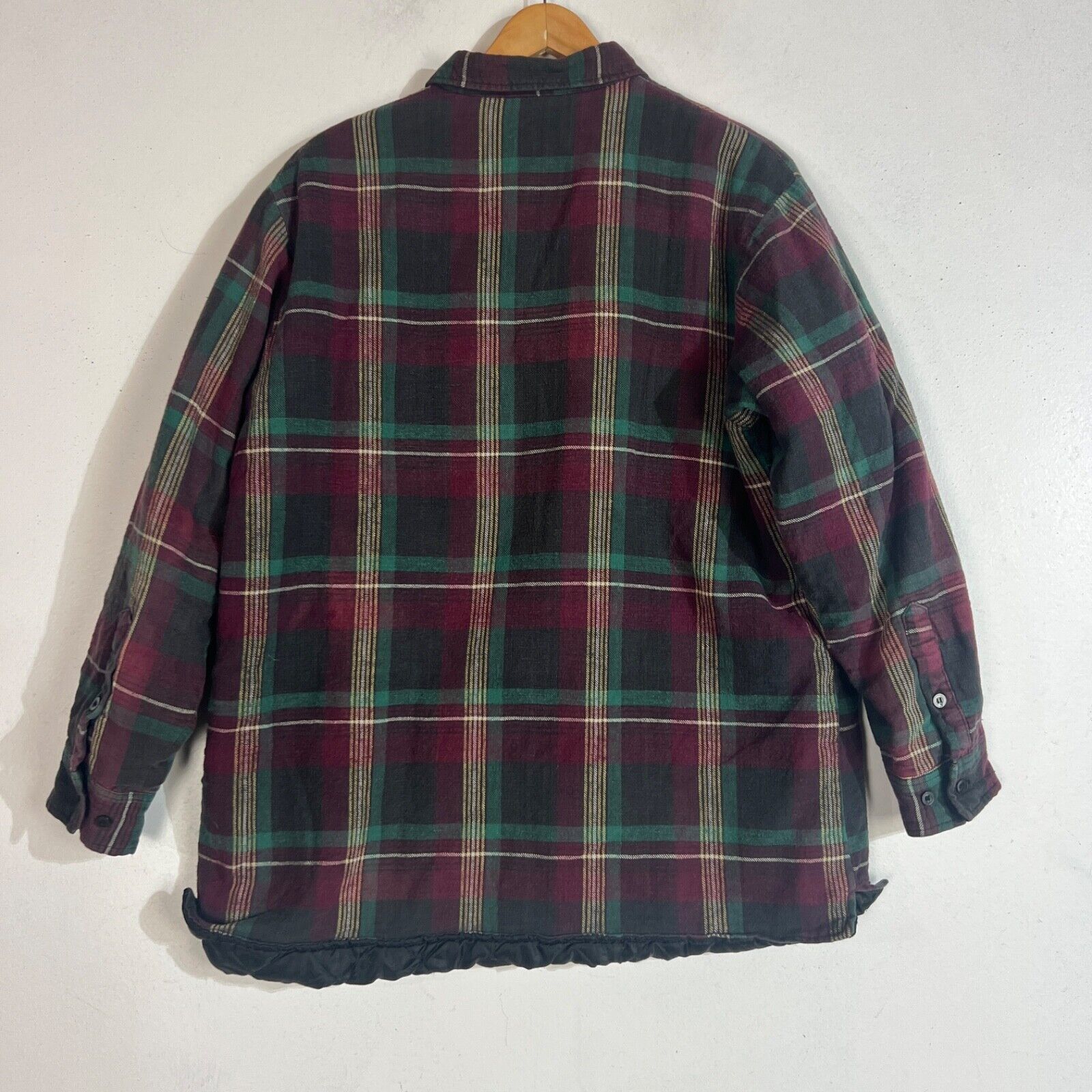 Coleman Outdoor Lined Shirt Men's Size Large Multicolor Button Down Heavyweight