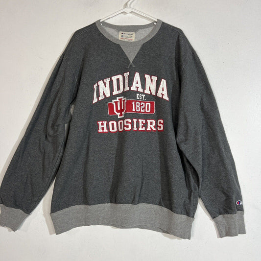 Champion Indiana Hoosiers Sweatshirt Men’s XXL Multicolor Long Sleeve Pullover