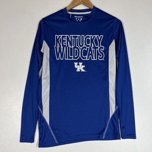 Champion Kentucky Wildcats Men’s Shirt Size Small Blue And White NCAA