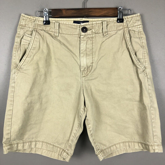 American Eagle Men’s Chino Shorts Size 31w Beige Heavy Casual