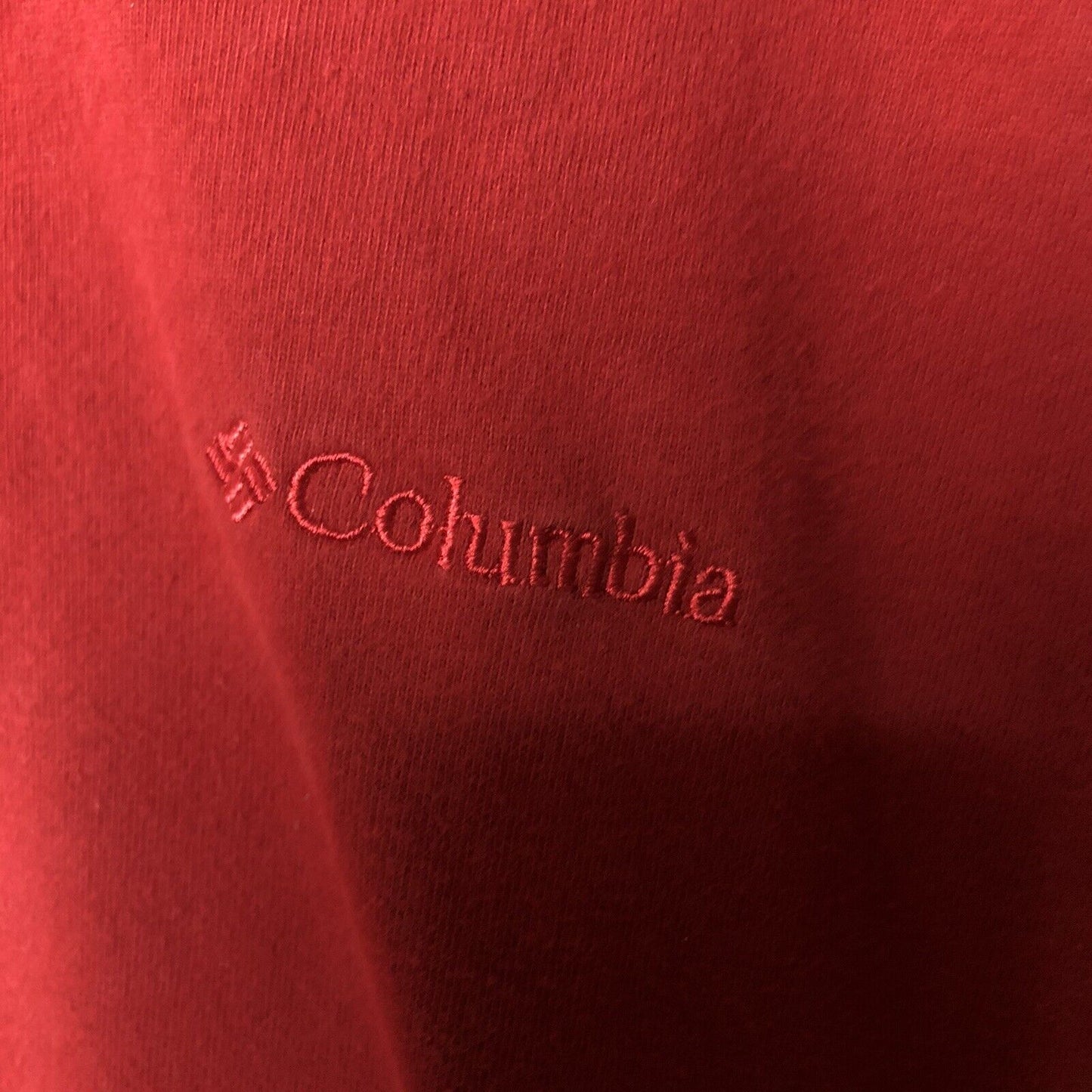 Columbia Mens T-shirt Size XL Maroon Short Sleeve Pullover