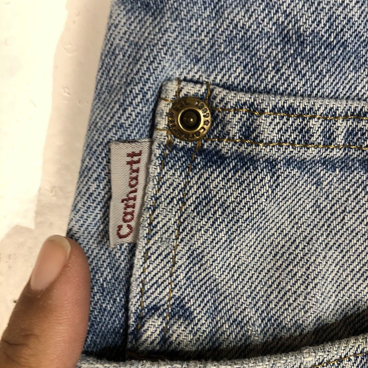 Carhartt Jeans Mens Size 36x30 Color Blue
