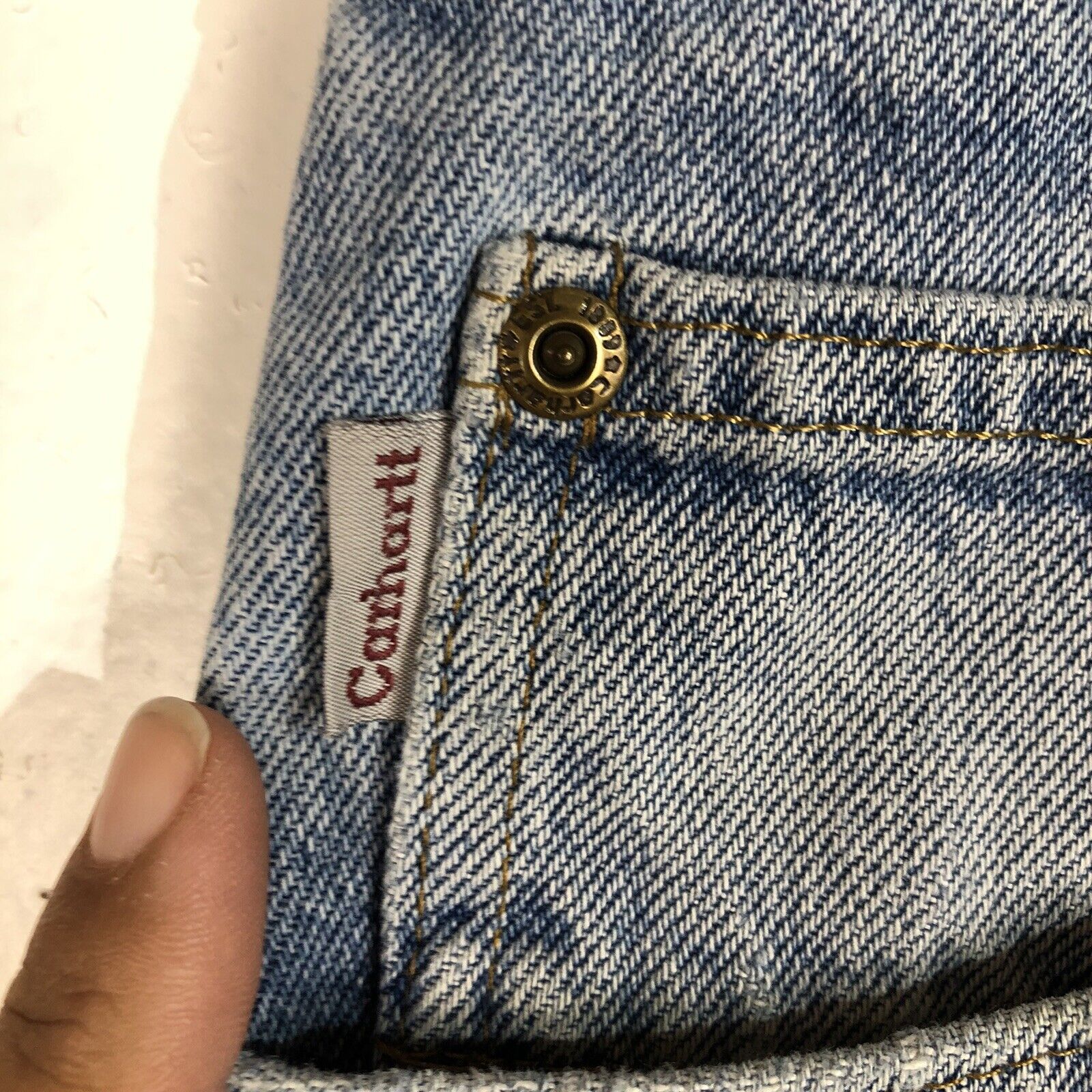 Carhartt Jeans Mens Size 36x30 Color Blue