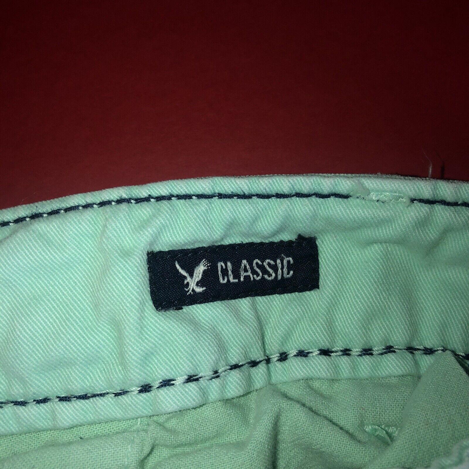 American Eagle Outfitters Classic Shorts Mens Size 30 Color Green 1204300