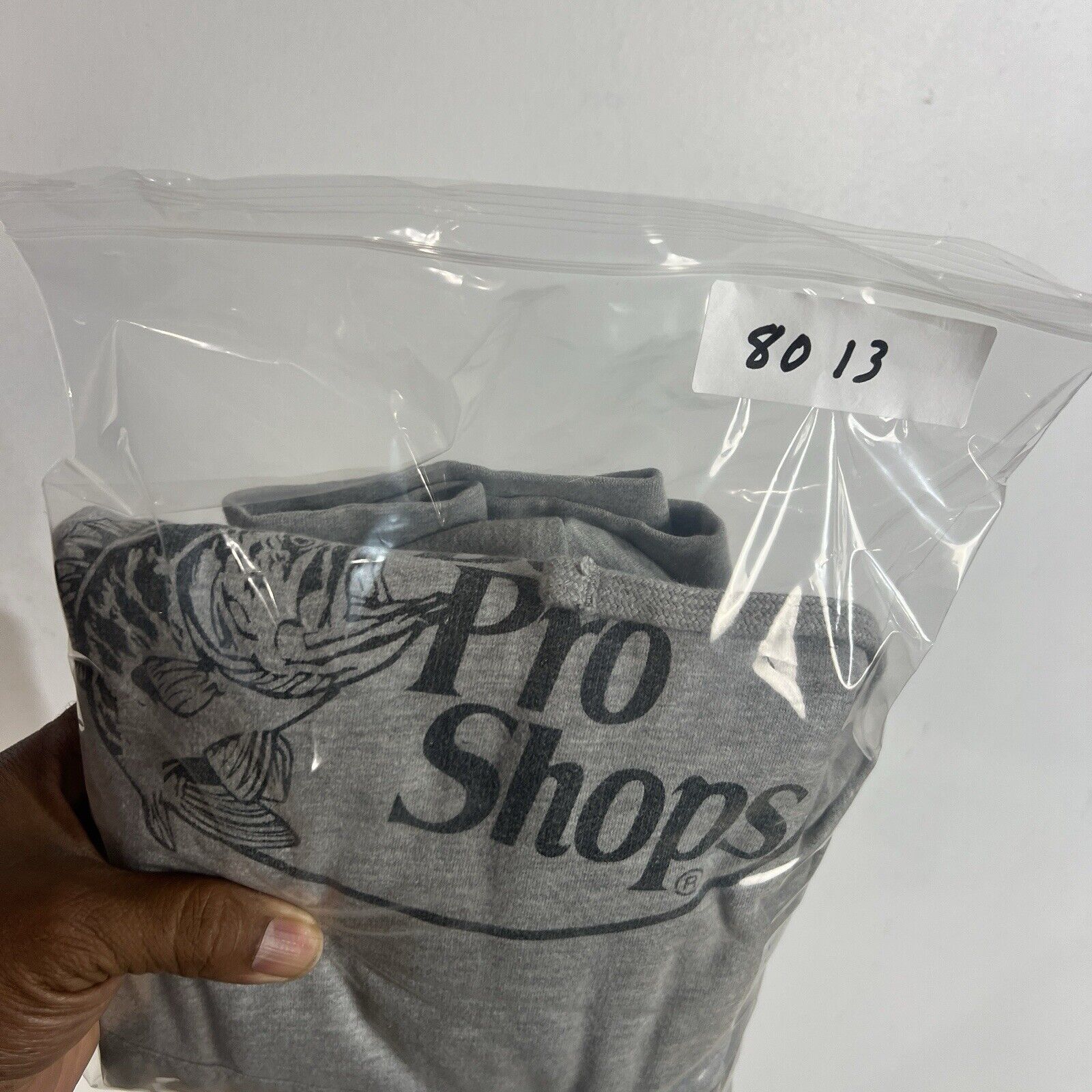 Bass Pro Shops Hoodie Men’s Large Color Gray Long Sleeve Pullover