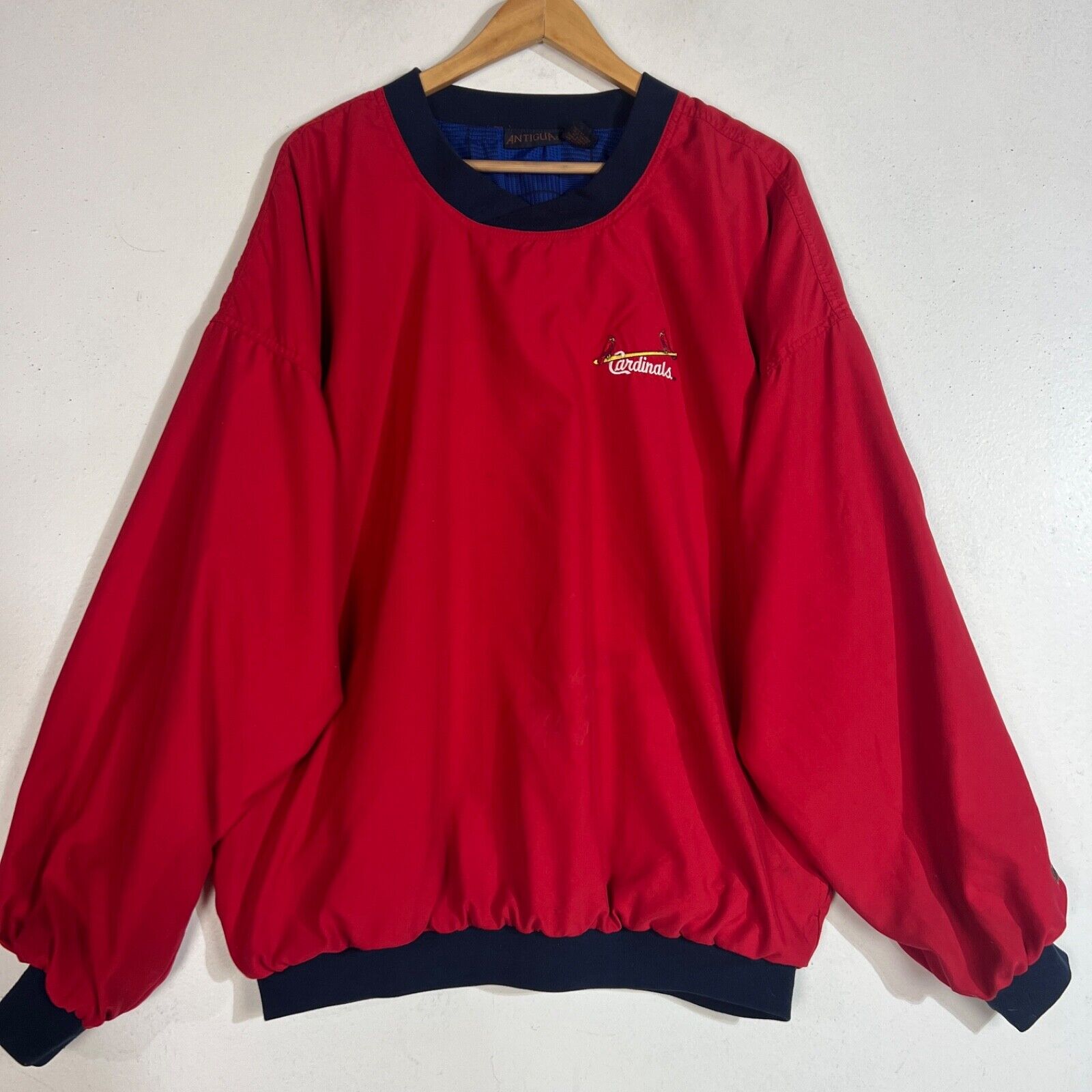 Antigua St. Louis Cardinals Jacket Men's Size XL Multicolor Long Sleeve Pullover