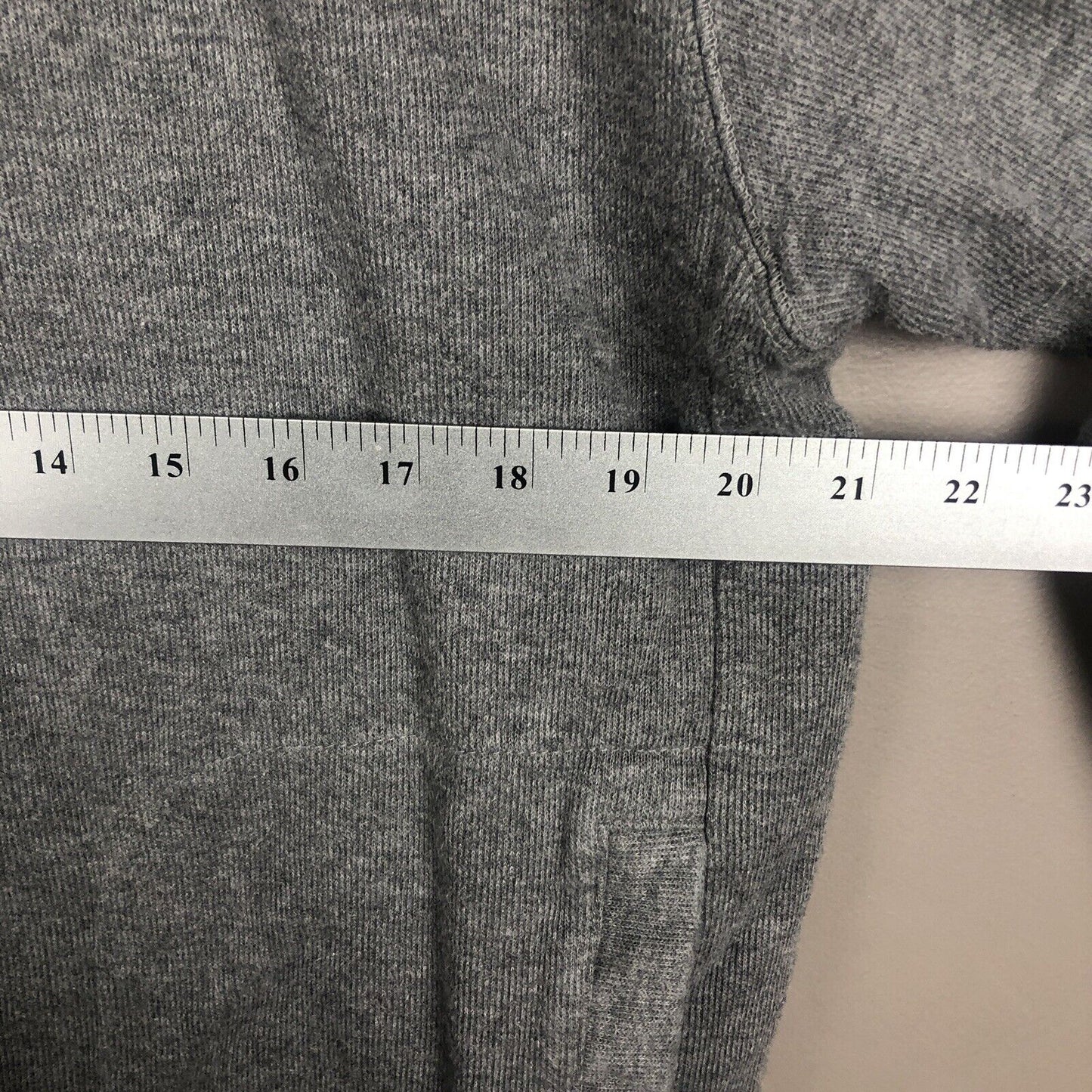 Izod Men’s Sweater Size Large Gray Full Zip Long Sleeve Heavyweight