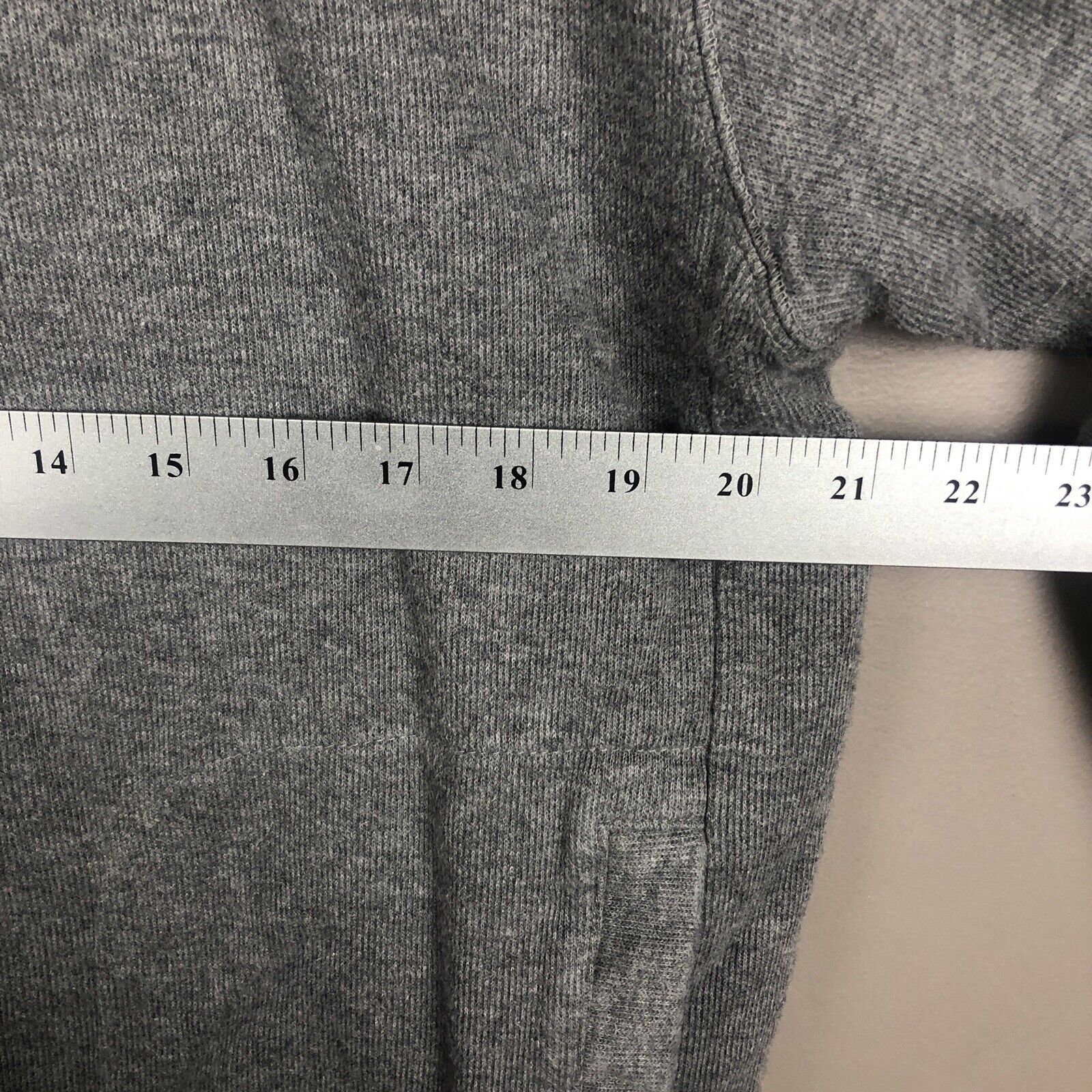 Izod Men’s Sweater Size Large Gray Full Zip Long Sleeve Heavyweight