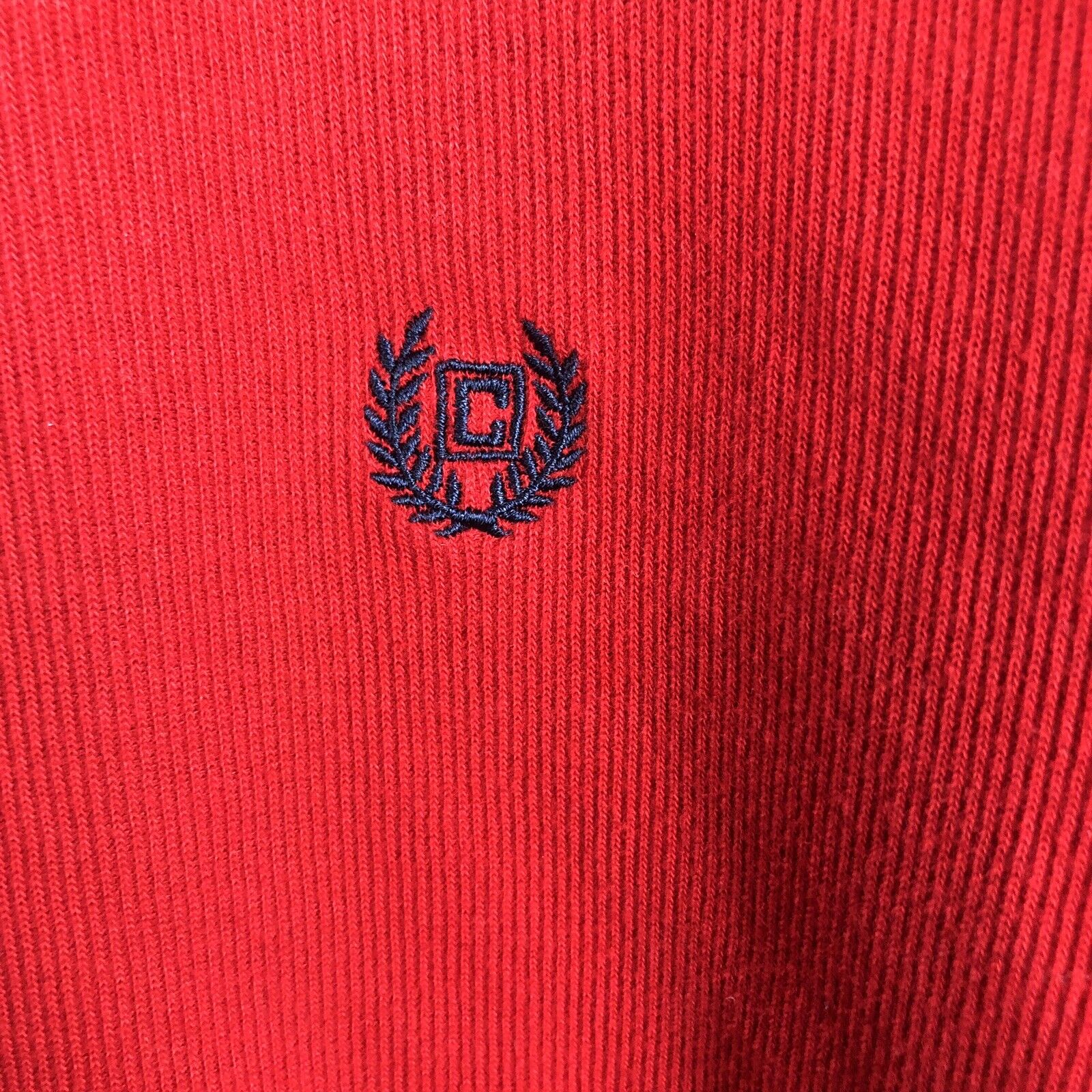 Chaps Men’s Pullover Sweater Men’s Size Large Red Long Sleeve Casual