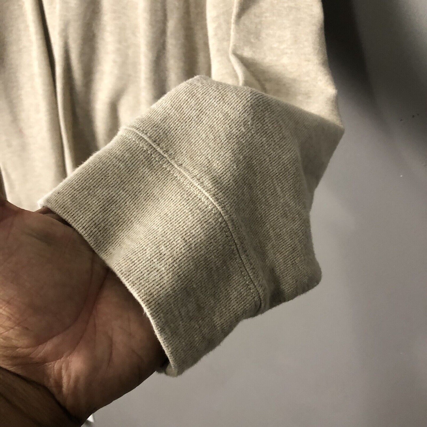Polo Ralph Lauren Mens Pullover Sweater Size 2XL Beige Long Sleeve Eatate Rib