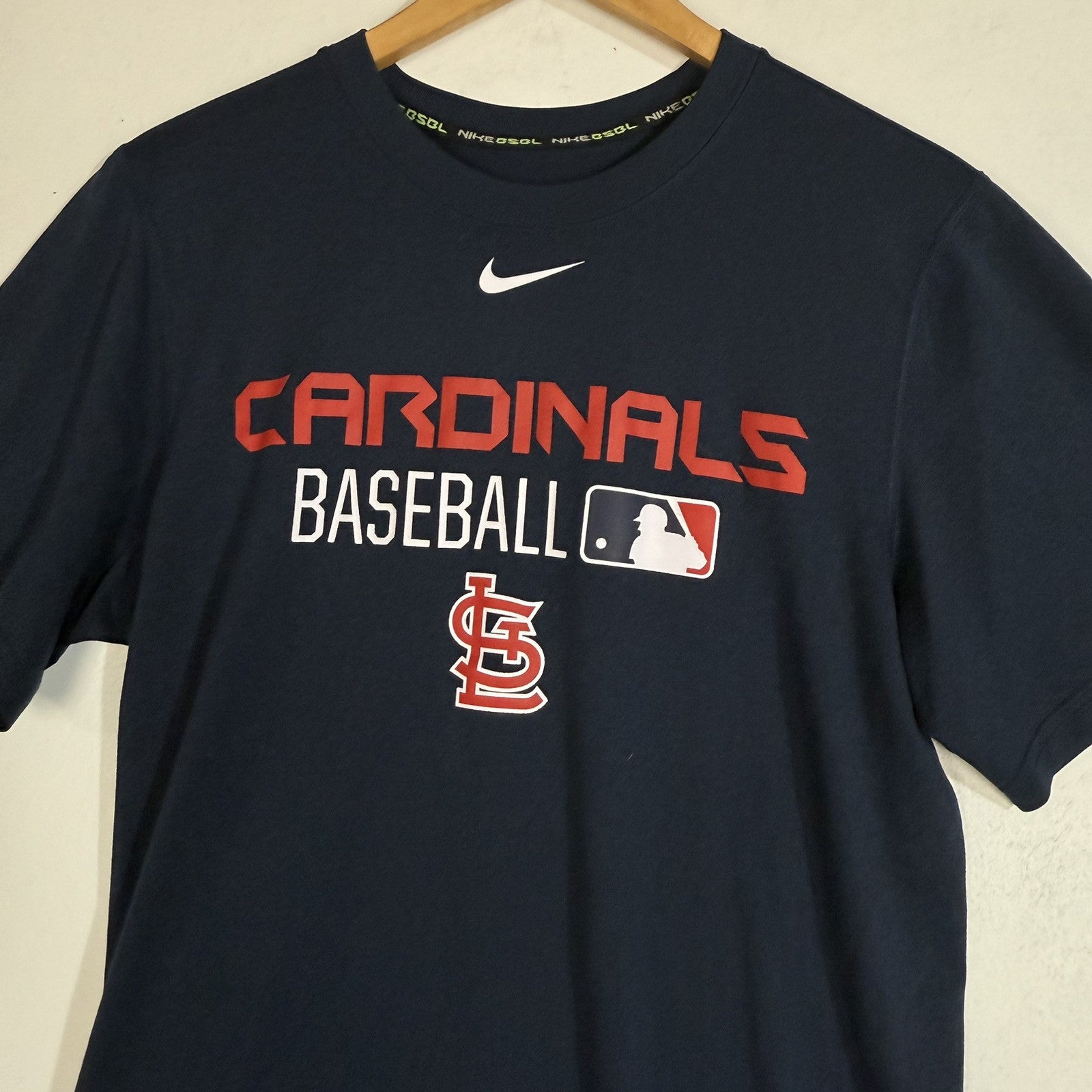 Nike Cardinals Baseball Shirt Men’s Large Multicolor Short Sleeve Dri-Fit