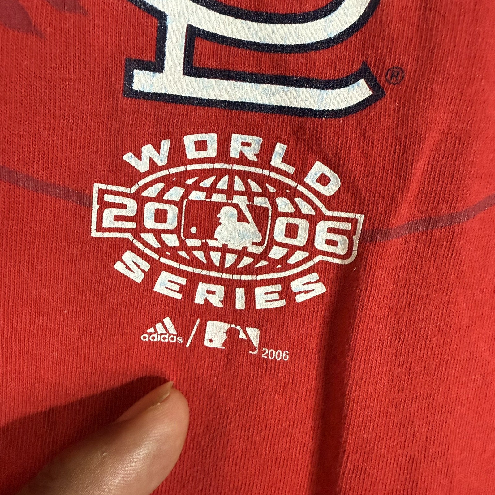 Adidas St. Louis Cardinals T-Shirt Men’s XL Multicolor World Series 2006