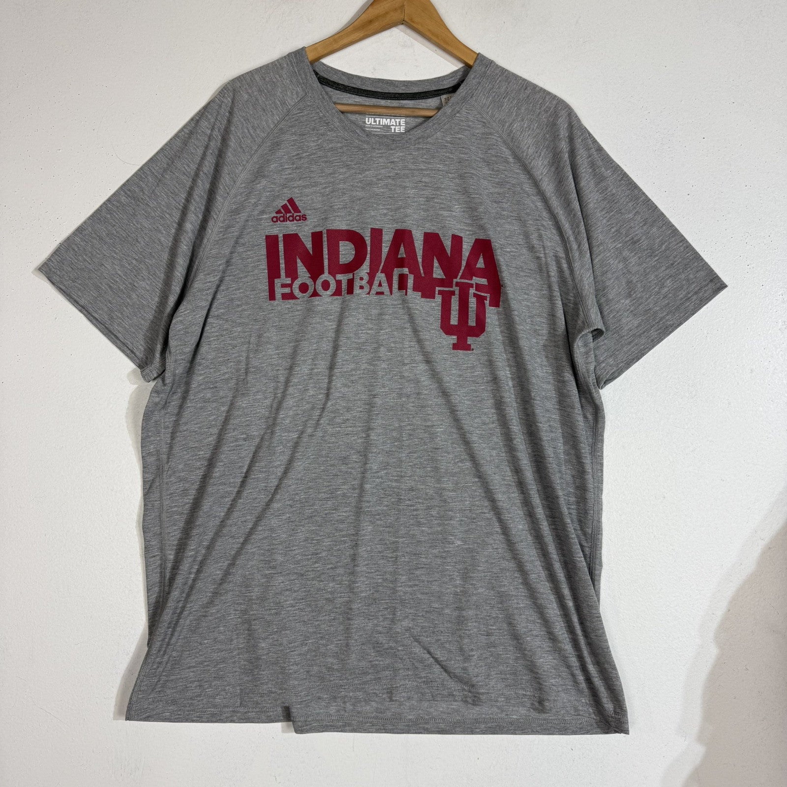 Adidas Indiana Hoosier Football T-Shirt Multicolor Short Sleeve
