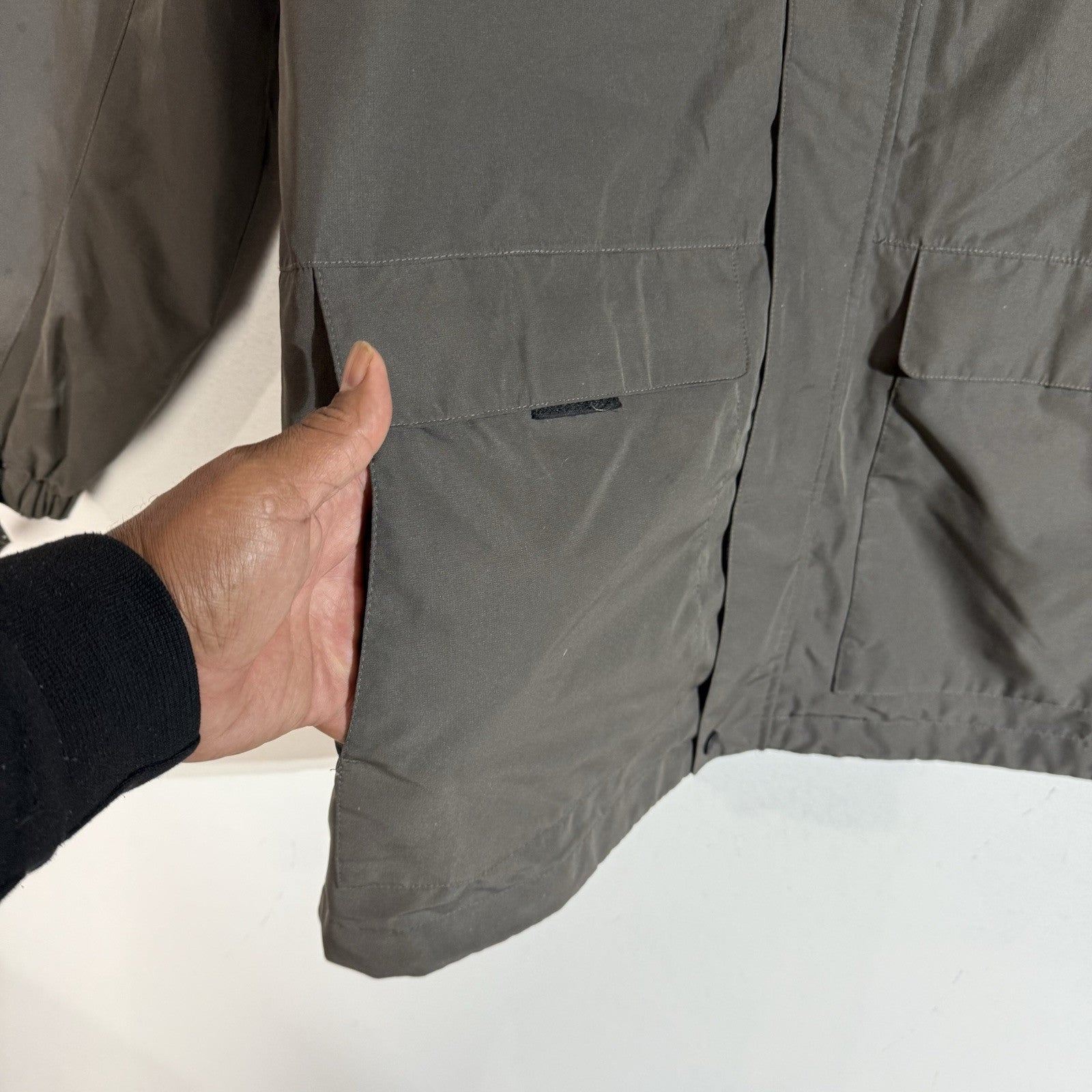 Eddie Bauer Jacket Men’s Large Tall Color Brown Weather Edge