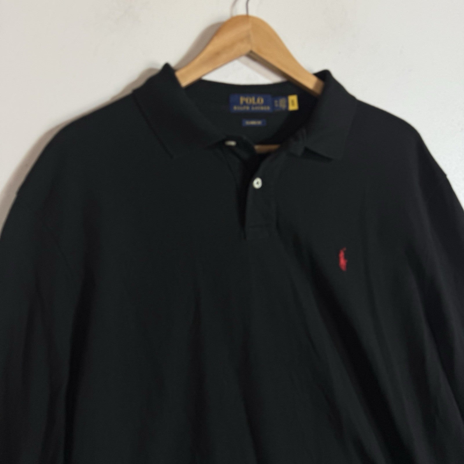 Polo Ralph Lauren Shirt Men’s XL Color Black Blue Label Long Sleeve