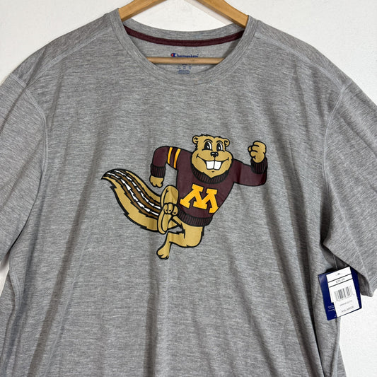 Champion Minesota Golden Golphers T-Shirt Men’s 2XL Multicolor Short Sleeve