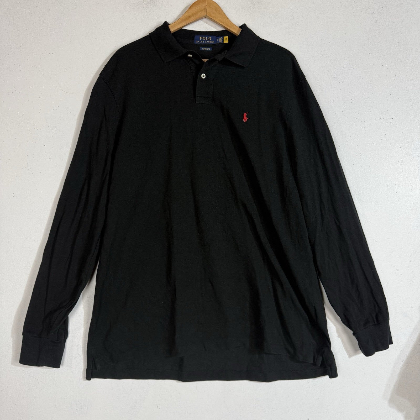 Polo Ralph Lauren Shirt Men’s XL Color Black Blue Label Long Sleeve