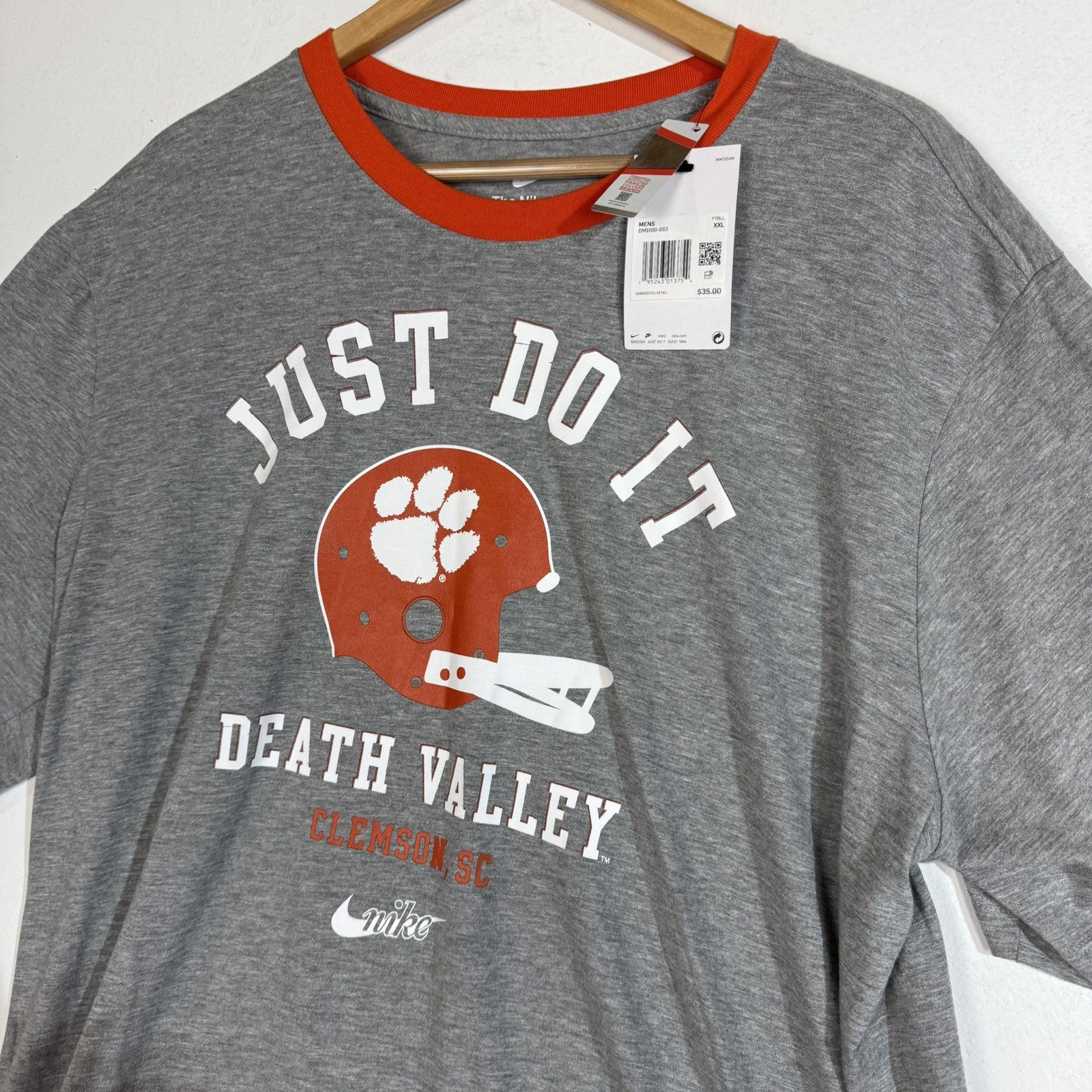 Nike Clemson Tigers T-shirt Men’s XXL Multicolor Short Sleeve