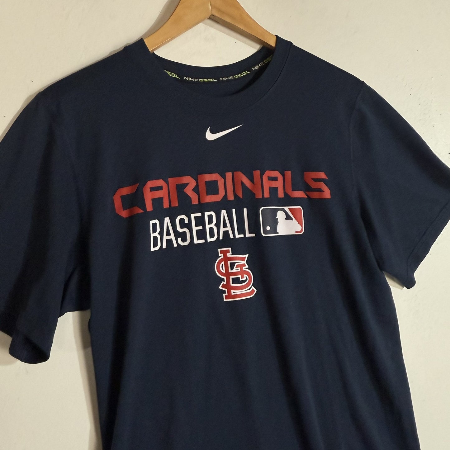 Nike Cardinals Baseball Shirt Men’s Large Multicolor Short Sleeve Dri-Fit