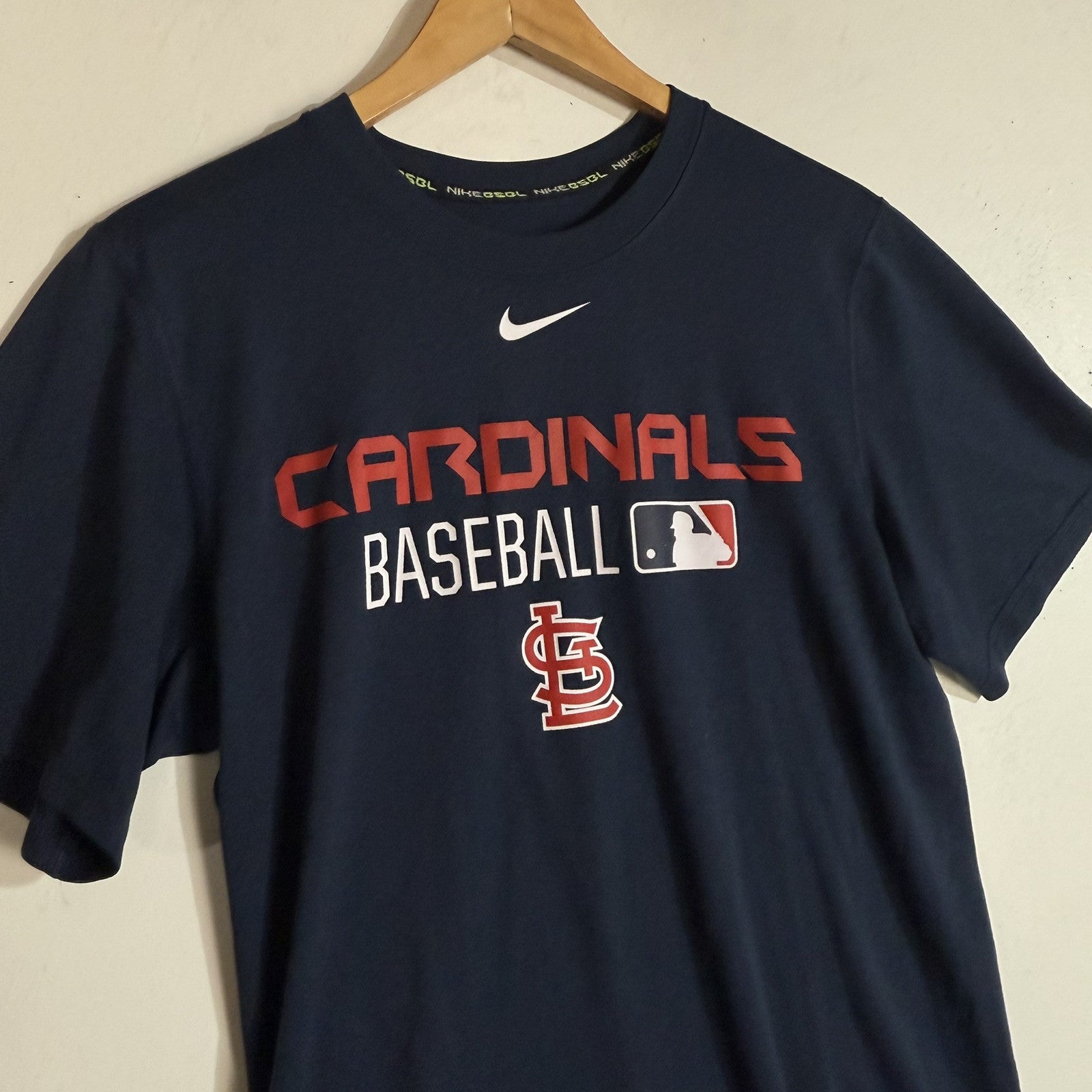 Nike Cardinals Baseball Shirt Men’s Large Multicolor Short Sleeve Dri-Fit