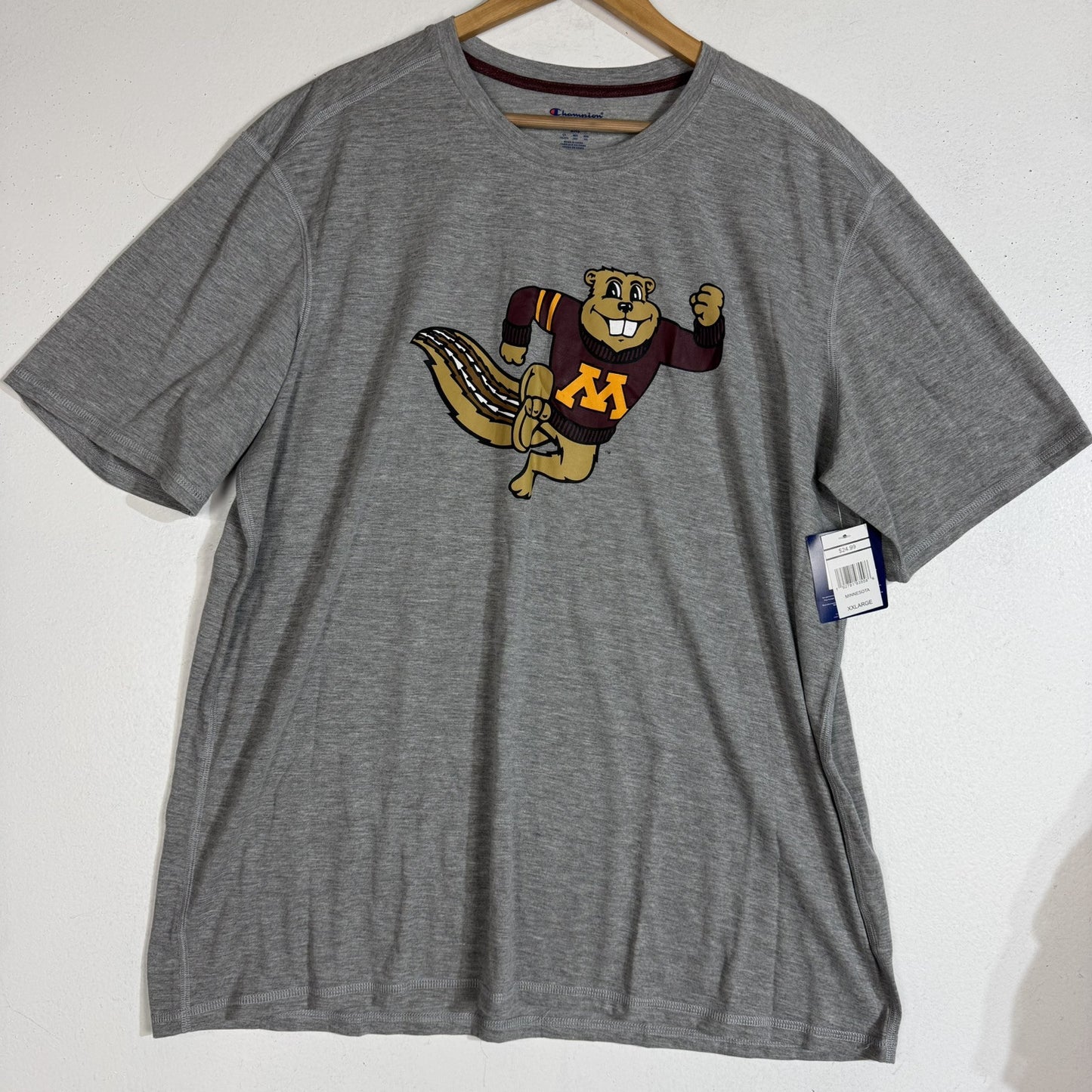 Champion Minesota Golden Golphers T-Shirt Men’s 2XL Multicolor Short Sleeve
