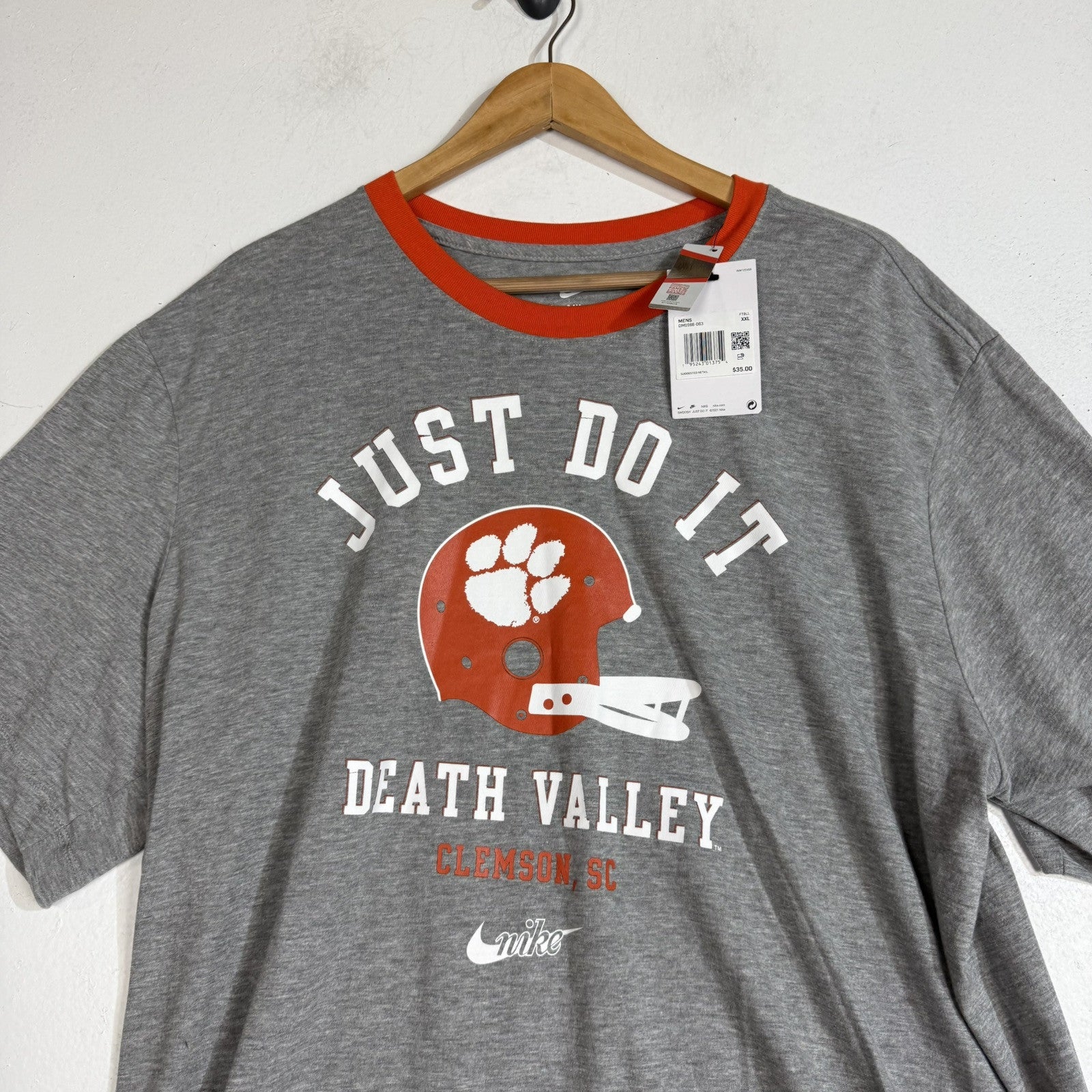 Nike Clemson Tigers T-shirt Men’s XXL Multicolor Short Sleeve