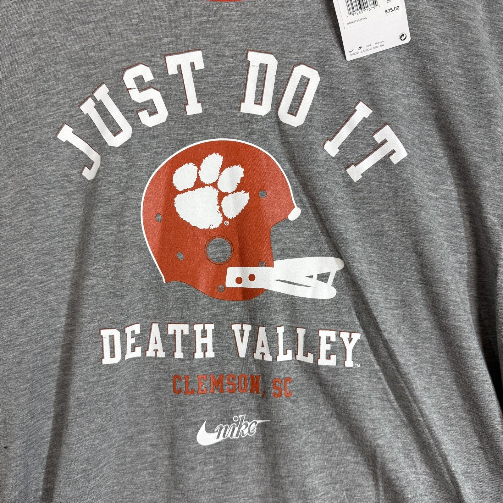 Nike Clemson Tigers T-shirt Men’s XXL Multicolor Short Sleeve